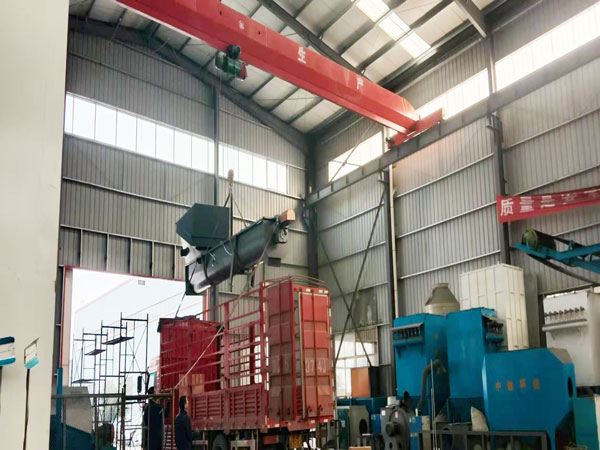 螺旋式砂石分離機發(fā)貨現(xiàn)場